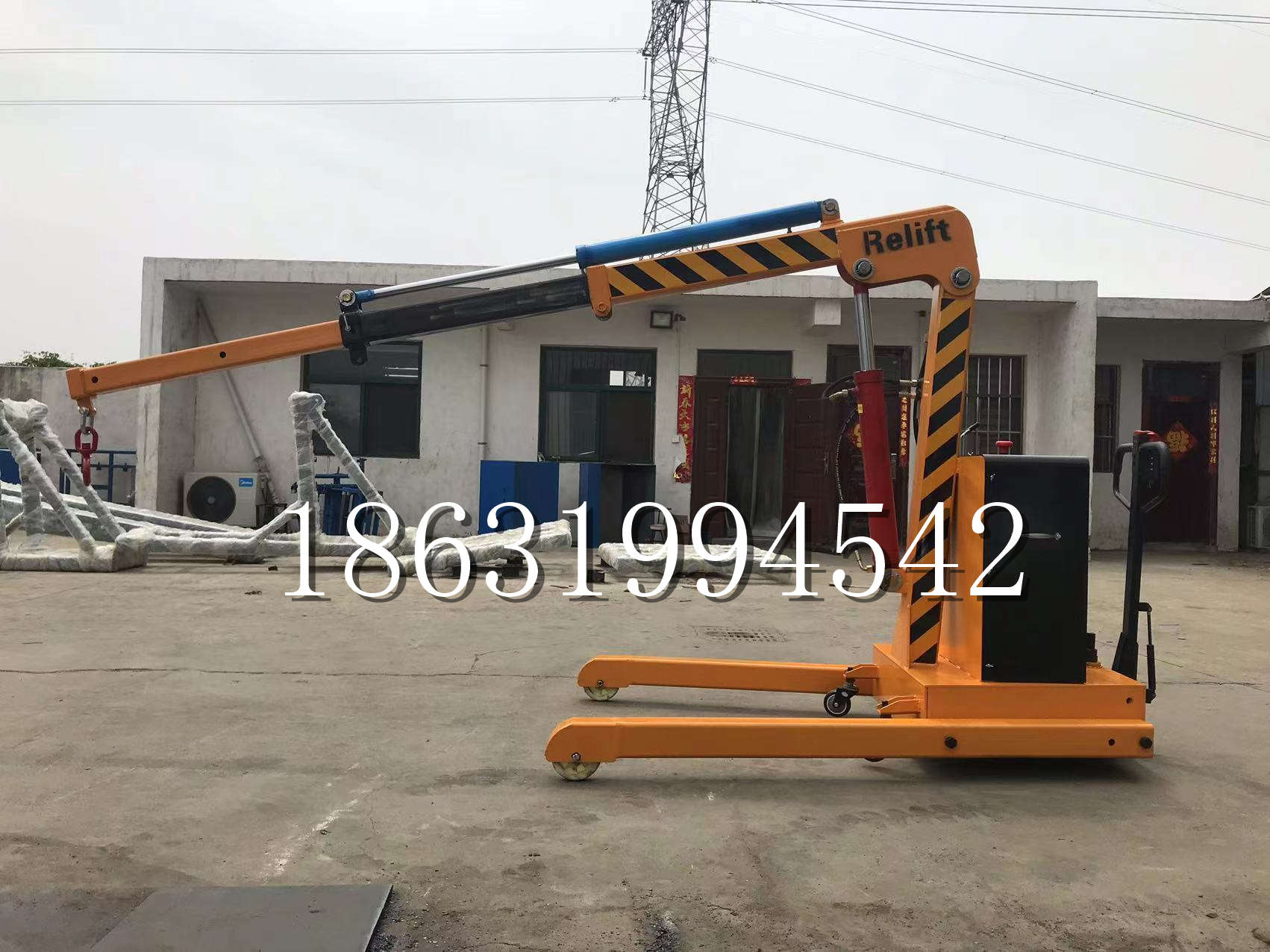 河曲县久征定做3吨三轮随车吊 农用园林绿化移树吊 平板工程用小吊机