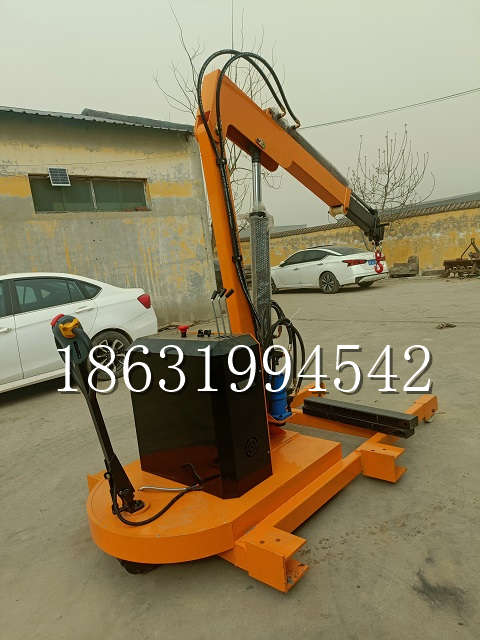 河曲县自卸车厢随车吊 自制轮式四不像起重机 四驱平板吊 5吨 贵盛